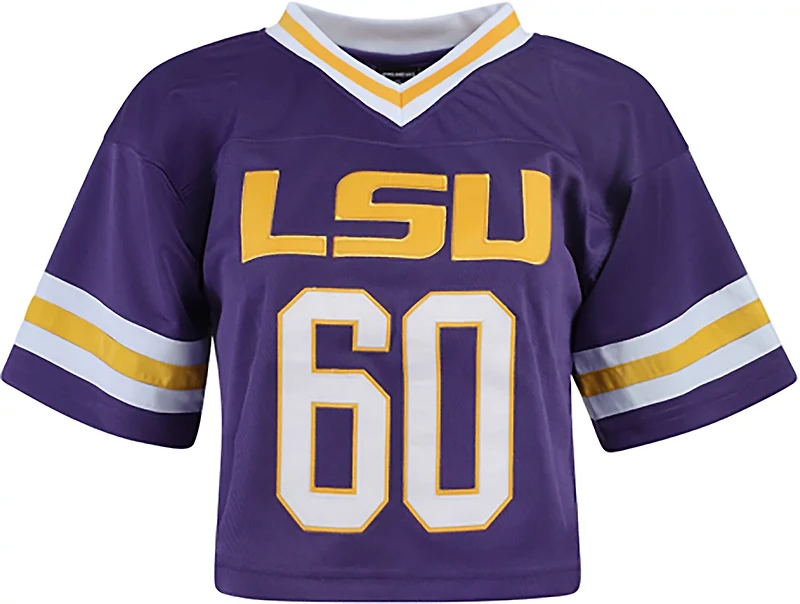 Hype and Vice Women's University of Georgia Cropped Football Jersey