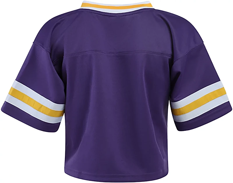 Hype and Vice Women's University of Georgia Cropped Football Jersey