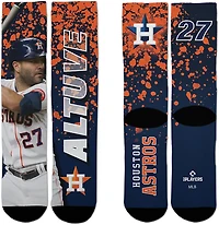 For Bare Feet Youth Houston Astros Jose Altuve Ka-Pow! Crew Socks