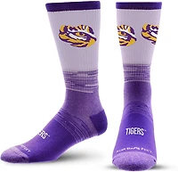 For Bare Feet Adults' LSU Tigers Tonal Socks