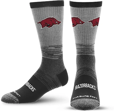 For Bare Feet Adults' Arkansas Razorbacks Tonal Socks