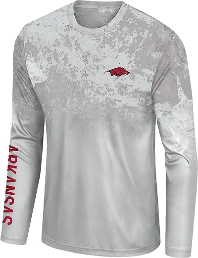 Colosseum Athletics Men's Arkansas Razorbacks Realtree Panama Performance Long Sleeve T-shirt