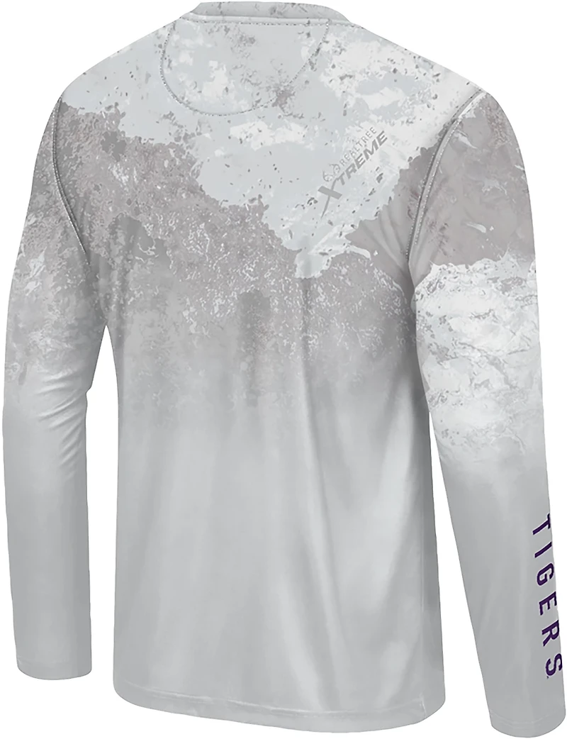 Colosseum Athletics Men's LSU Tigers Realtree Panama Performance Long Sleeve T-shirt
