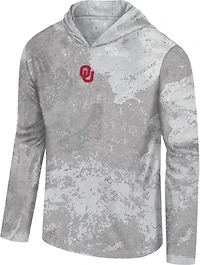 Colosseum Athletics Men's Oklahoma Sooners Realtree Roscoe Performance Hooded Long Sleeve T-shirt