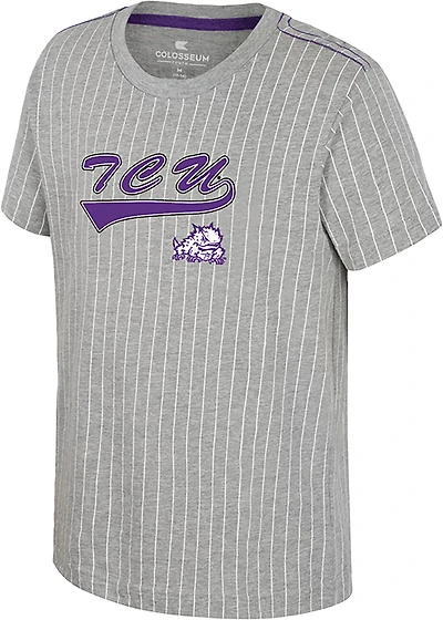 Colosseum Athletics Kids' Texas Christian Horned Frogs Airball Short Sleeve T-shirt