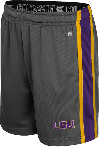 Colosseum Athletics Kids' LSU Tigers Ripple Shorts 6.25 in.
