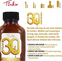 Tink's PEAK30 Premium Doe Estrus 1 oz Glass Bottle