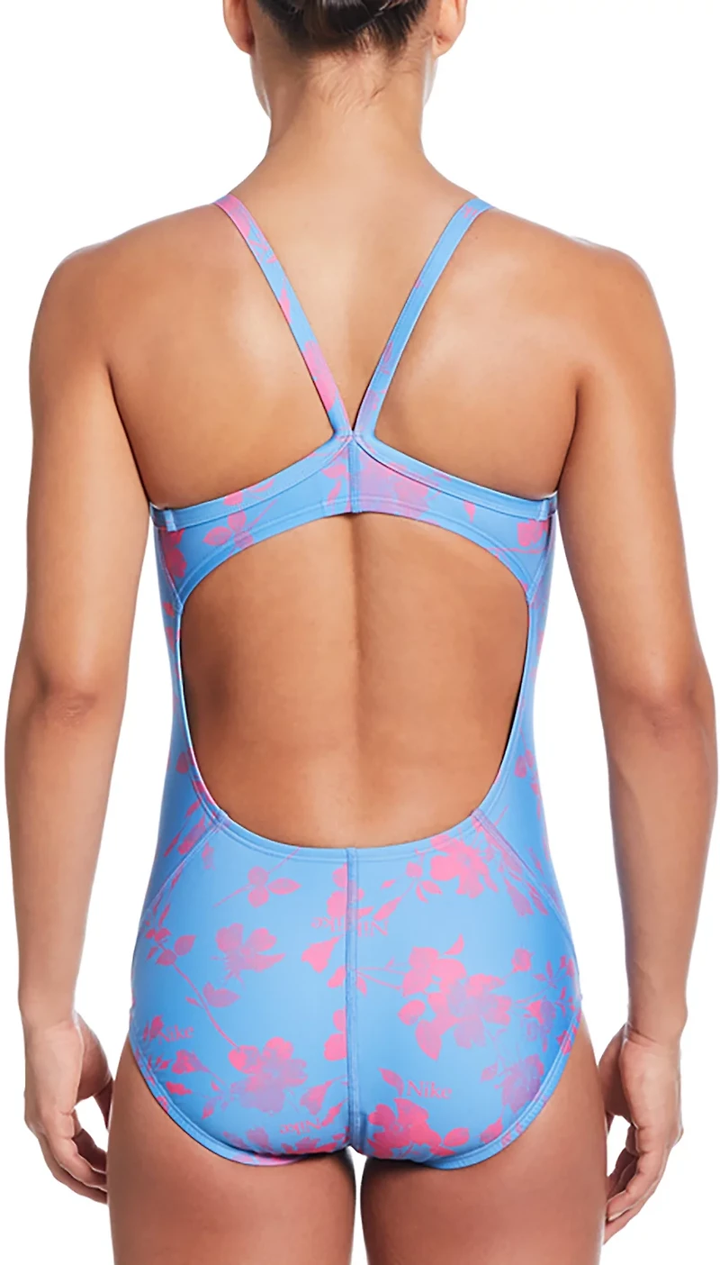 Nike Women's Hydrastrong Multiprint Racerback Swimsuit