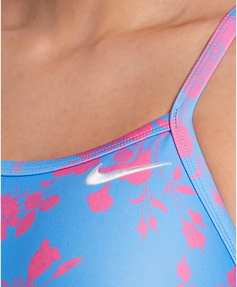 Nike Women's Hydrastrong Multiprint Racerback Swimsuit