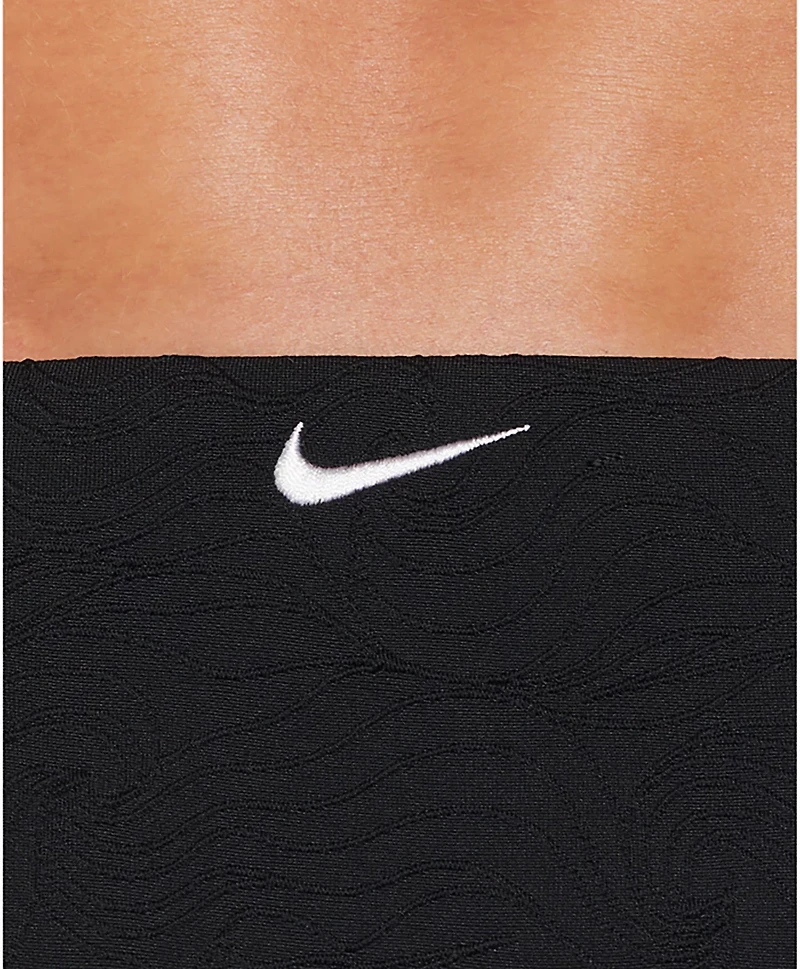 Nike Women's Line Wave Jacquard Hipster Bikini Bottoms