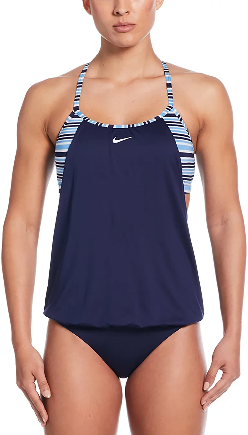 Nike Women's Off Stripe Layered Tankini