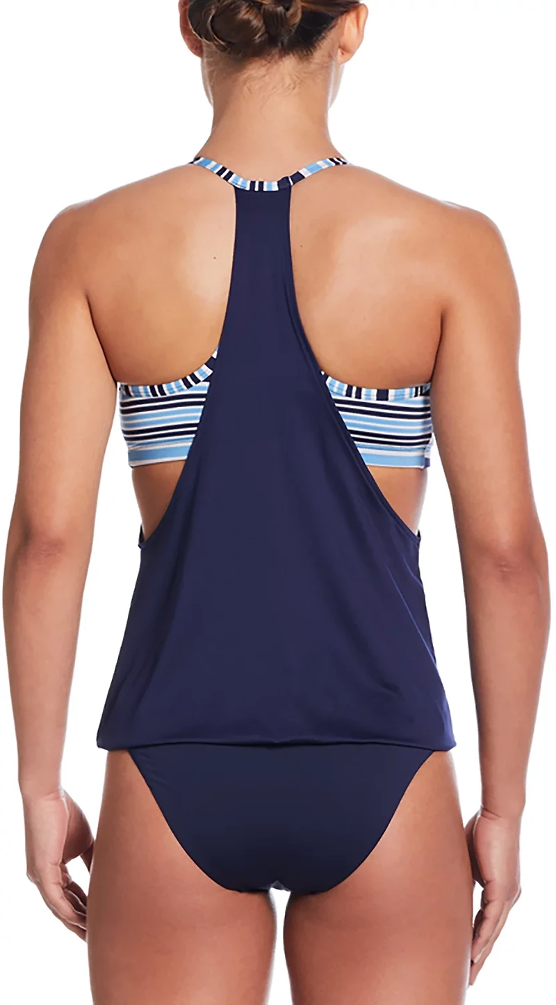 Nike Women's Off Stripe Layered Tankini