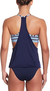 Nike Women's Off Stripe Layered Tankini