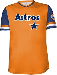 Stitches Boys' Houston Astros 25 Bombs Aways Shirzy Short Sleeve T-shirt