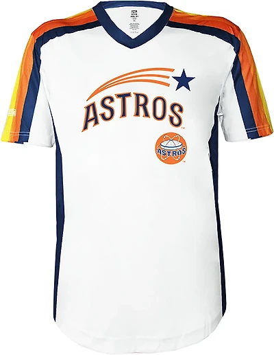 Stitches Men's Houston Astros RBI Shirzy Short Sleeve T-shirt