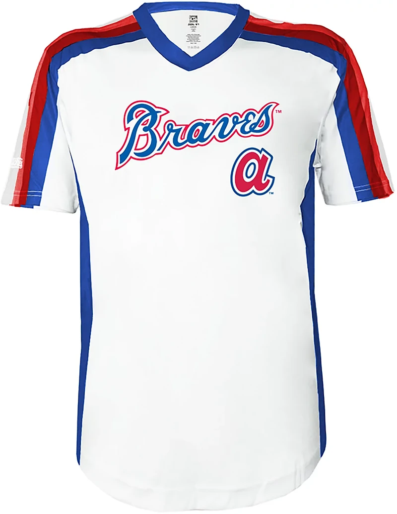 Stitches Boys' Atlanta Braves RBI Shirzy Short Sleeve T-shirt