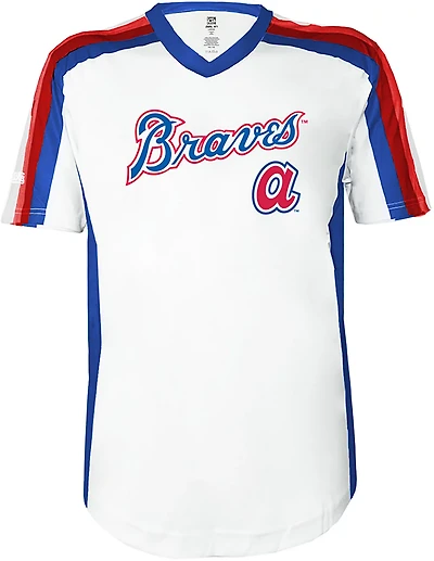 Stitches Boys' Atlanta Braves RBI Shirzy Short Sleeve T-shirt