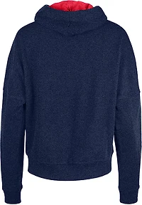 New Era Women's Texans Boxy Pullover Fleece Hoodie