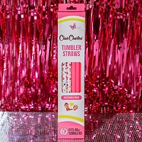CharCharms 40 oz. Glitter Straws 6-Pack