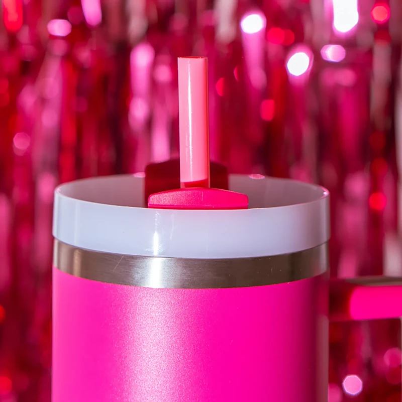 CharCharms 40 oz. Glitter Straws 6-Pack