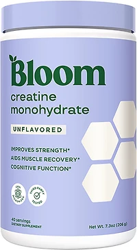 Bloom Nutrition Unflavored 7.3 oz Creatine Monohydrate