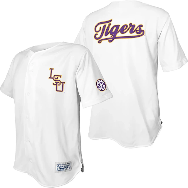 WILDCAT Retro Women's LSU Tigers Brand Vintage Crop Short Sleeve T