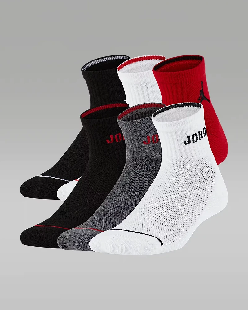 Jordan Kid's Legend Ankle Socks 6-Pack
