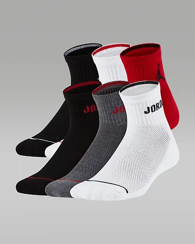 Jordan Kid's Legend Ankle Socks 6-Pack