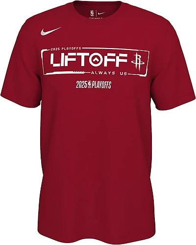 Unisex Nike Houston Rockets 2025 NBA Playoffs On-Court Mantra T-Shirt