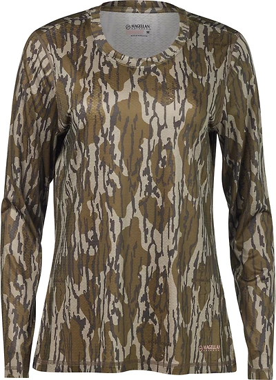 Magellan Outdoors Hunt Gear Women's Eagle Pass Tech Mesh Long Sleeve T-shirt