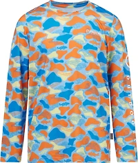 Magellan Outdoors Boys' Mallard Fish Camo Long Sleeve T-shirt