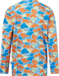 Magellan Outdoors Boys' Mallard Fish Camo Long Sleeve T-shirt