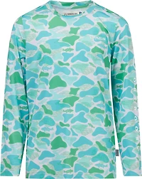 Magellan Outdoors Boys' Mallard Fish Camo Long Sleeve T-shirt