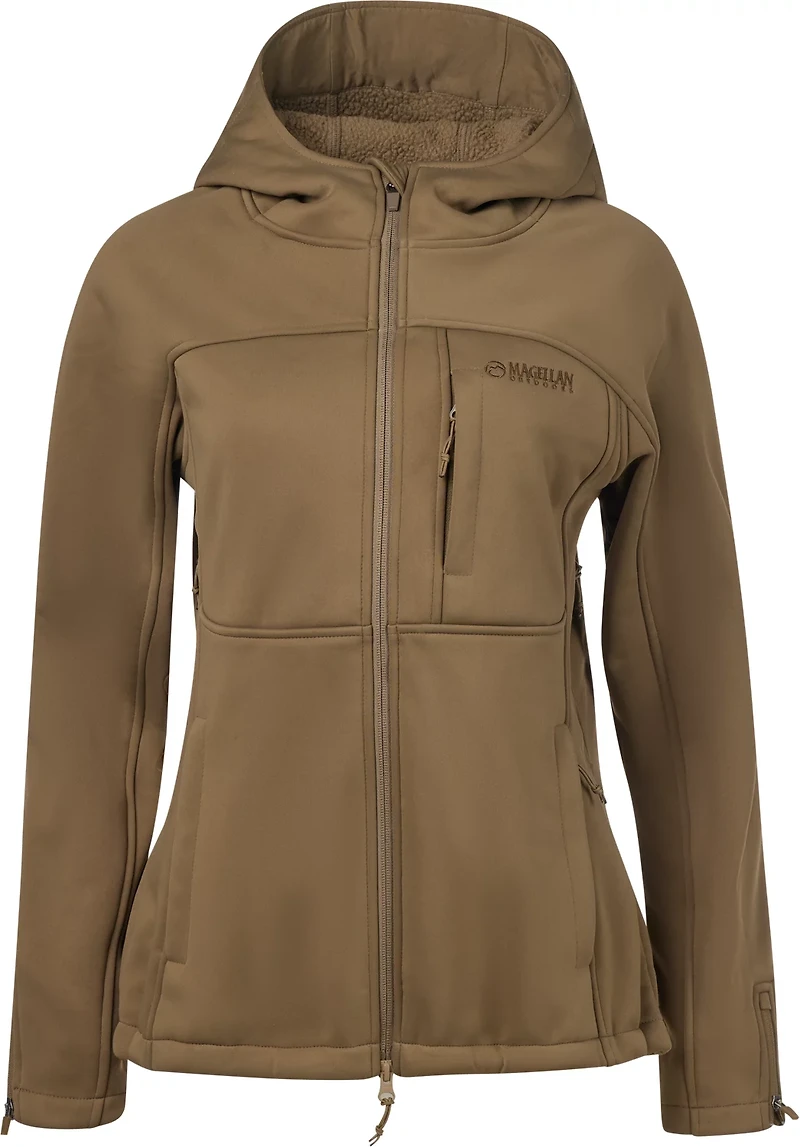 Magellan Outdoors Women's Mesa 2.0 Solid Softshell Jacket