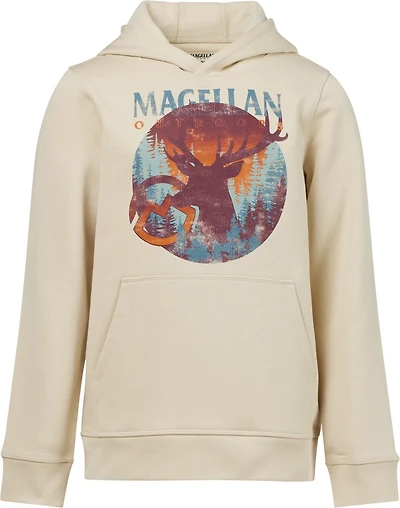 Magellan Boys' Buck Graphic Fleece Hoodie