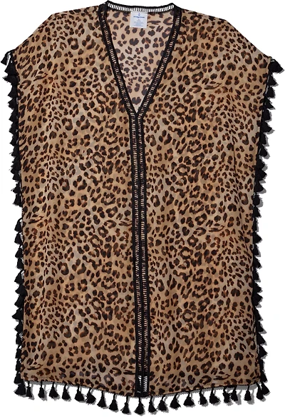 O'Rageous Juniors' Printed Ponch Tunic with Tassels