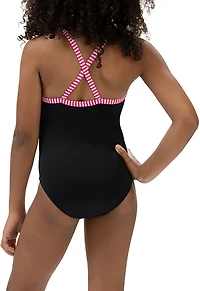Dolfin Girls' Uglies Bloom 1-Piece Swimsuit