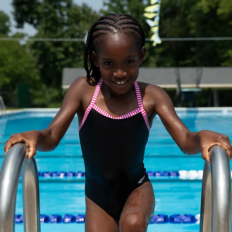 Dolfin Girls' Uglies Bloom 1-Piece Swimsuit