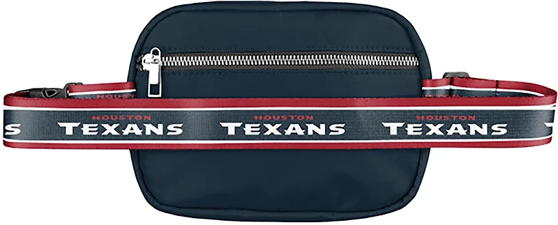 FOCO Houston Texans Wordmark Crossbody Belt Bag