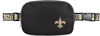 FOCO New Orleans Saints Wordmark Crossbody Belt Bag