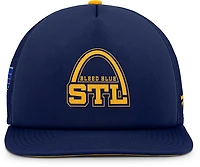 Fanatics Blues Rink Hometown 13 Flat Brim Snapback Cap