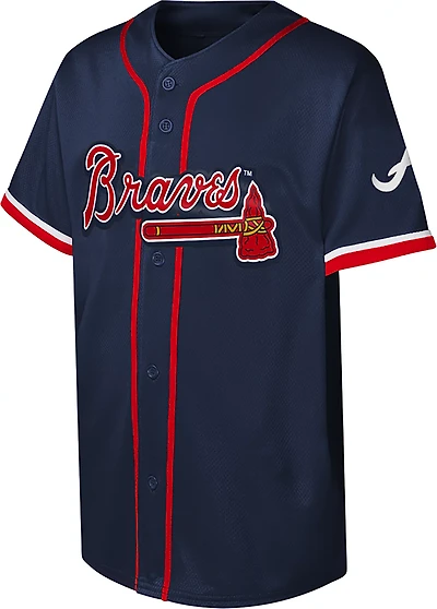Outerstuff Boys' (-) Atlanta Braves Fashion Baseball Jersey