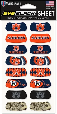 WinCraft Auburn University Facecal Eye Black 8-Pack