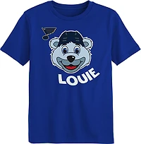 Outerstuff Boys' 4-7 St. Louis Blues Mascot Head T-shirt
