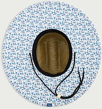 Huk Men's Printed Straw Hat