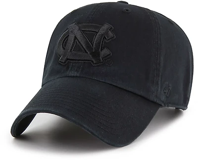 47 Adults' UNC All Black 47 Clean Up Cap