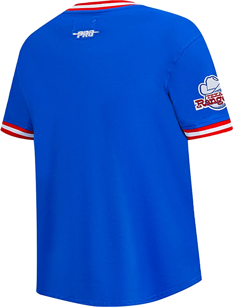 Pro Standard Boys' Rangers Retro Classic BB Striped Rib T-shirt