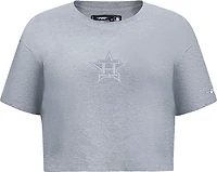 Pro Standard Women's Astros Reverse French Terry Boxy T-shirt