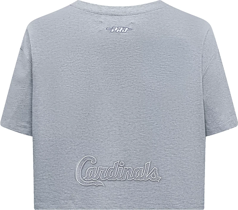 Pro Standard Women's Cardinals Reverse French Terry Boxy T-shirt