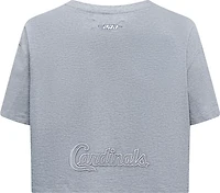 Pro Standard Women's Cardinals Reverse French Terry Boxy T-shirt